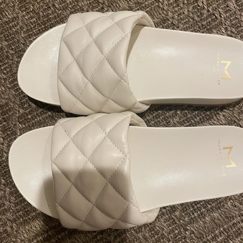 Marc Fisher LTD quilted sandal 6